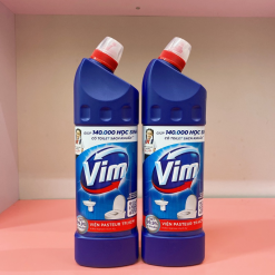 Nước Tẩy Bồn Bồn Vim 880ml - Chai Khử Mùi Bồn Cầu Diệt Khuẩn Siêu Sạch Tiết Kiệm Tặng 1 Cây Cọ Bồn Cầu - 8934868162353