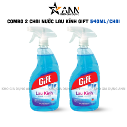 Combo 2 Chai Nước Lau Kính Gift 540ml/Chai - NLK02