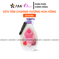 Sữa Tắm Charme Hương Hoa Hồng - Sữa Tắm Hương Nước Hoa Charme 1 Lít - 8935355901714