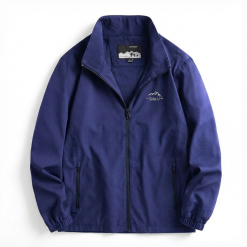 Áo Khoác Dù Nam Cổ Trụ - Áo Khoác Cổ Trụ In Hình Ngọn Núi Trước Ngực Bền Đẹp Có Big Size - AK098