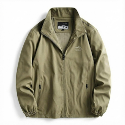 Áo Khoác Dù Nam Cổ Trụ - Áo Khoác Cổ Trụ In Hình Ngọn Núi Trước Ngực Bền Đẹp Có Big Size - AK098