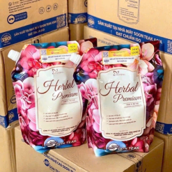 Combo 2 Túi Nước Giặt Xả Herbal Prmium Hương Nước Hoa 3L/Túi - 8938555381126
