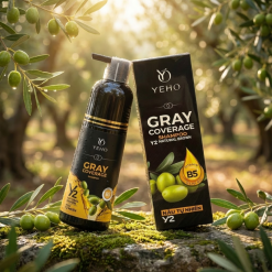 Dầu Gội Phủ Bạc Yeho Y2 425g - Dầu Gội Nhuộm Phủ Bạc Màu Nâu - 8936208981334