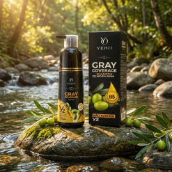 Dầu Gội Phủ Bạc Yeho Y2 425g - Dầu Gội Nhuộm Phủ Bạc Màu Nâu - 8936208981334
