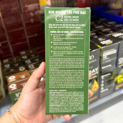 Kem Nhuộm Phủ Bạc Yeho C2 Màu Nâu Tự Nhiên - Kem Nhuộm Yeho - 8936208981266