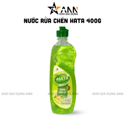 Nước Rửa Chén Sinh Học Hata Cleaners 400g - Nước Rửa Chén Hata Hương Gừng Sả - 8938529135229