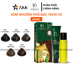Kem Nhuộm Phủ Bạc Yeho C1 C2 C3 C4 C5 - Kem Nhuộm Yeho Có Nhiều Màu - KNPBNM