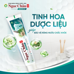 Combo 2 Cây Kem Đánh Răng Ngọc Châu Chuyên Gia 100g/Tuýp - Kem Đánh Răng Dược Liệu + Tặng 1 Bài Chải Đánh Răng - 8936009152865