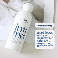 Dung Dịch Vệ Sinh Phụ Nữ Ziaja Intimate 200ml Xanh Dương Đậm - DDVSPNZXDD