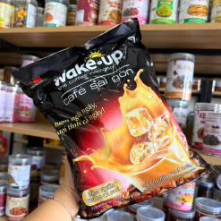 Cà Phê Wake Up - Cà Phê Sài Gòn - Cafe Sữa Đậm Vị Hòa Tan 3 Trong 1 456g (Túi 24 Gói x 19g) - 8934683007044