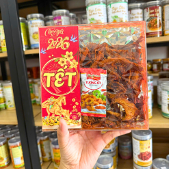 Khô Trâu Xé Sợi - Khô Tẩm Vị Bò 450g Hộp Ngôi Sao Lớn - 8936208935603