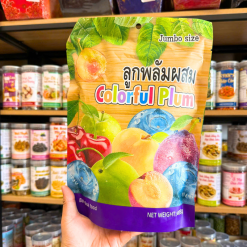 Ô Mai Mix Plum Cầu Vòng Thái Jumbo Size Colorful Plum 408g - Ô Mai Jumbo Size Colorful Plum - 8858975372828