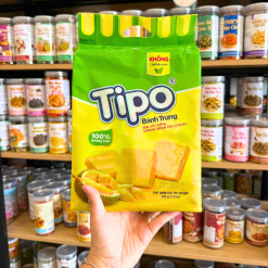 Bánh Trứng Tipo Kem Sầu Riêng, Trứng - Bánh Tipo Gói Lớn 220g - 8934760212286