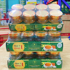 8 Hũ Tổ Yến Chưng Sallanest (Em Bé, Đông Trùng, Đường Phèn) - 30% Yến Tươi Salla Nest - 8938551526095