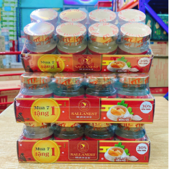 8 Hũ Tổ Yến Chưng Sallanest (Em Bé, Đông Trùng, Đường Phèn) - 30% Yến Tươi Salla Nest - 8938551526095