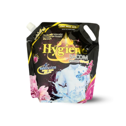 Nước Giặt Hygiene Hương Nước Hoa - Nước Giặt Quần Áo Đậm Đặc Túi Đen 1800ml - 8938555870071