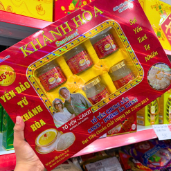 Tổ Yến Chưng Đường Ăn Kiêng Khánh Hòa Saminest 35% Set 6 Hủ - 8936220140085