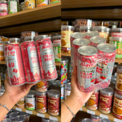 Set 6 Lon Nước Tăng Lực Bidrico Vị Dâu - Nước Ngọt Bidrico Dâu (325ml/Lon) - 8935051803473