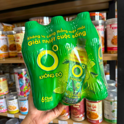 Set 6 Chai Trà Xanh Không Độ Number 1 - Trà Xanh Vị Chanh Thiên Nhiên Không Độ (455ml/Chai) - 8936193070013