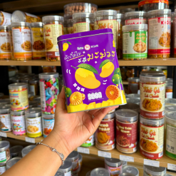 Bánh Quy Nhân Xoài Hộp Thiết Kilin Thái Lan 400g - Bánh Quy Nhân Xoài Hộp Thiết Tím - 8859465691023