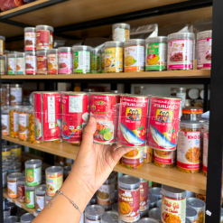 Lốc 10 Lon Cá Mòi Xốt Cà Chua Khui Muỗng Lon Cao - Cá Mồi 3 Cô Gái (155g/Lon) - 8938501141019