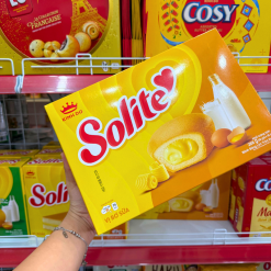 Bánh Solite Trứng Kem Vị Bơ Sữa - Bánh Kinh Đô Solite Bơ Sữa 288g (16 Gói x 18g) - 8934680046633