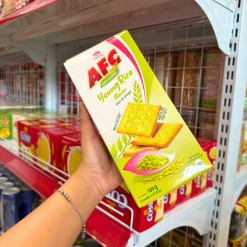 Bánh Afc Vị Cốm Non - Bánh Kinh Đô Afc Dinh Dưỡng 109g (5 Gói x 21,8g) - 8934680115056