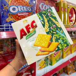 Bánh Afc Vị Rau - Bánh Kinh Đô Afc Dinh Dưỡng 279,5g (13 Gói x 21,5g) - 8934680115483