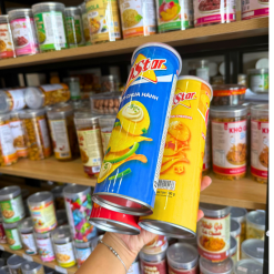 Khoai Tây Lon O'STAR ORION Vị Phô Mai Cheddar 100gr - 8936029425536