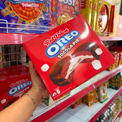 Bánh Oreo Pie Socola Pie Nhung Đỏ - Bánh Kinh Đô Oreo Đỏ 336g (12 Gói x 28g) - 8934680047364