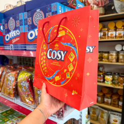 Bánh Cosy Kinh Đô - Bánh Quy Bơ Thập Cẩm Socola 315g (21 Gói x 15g) - (Kèm Túi) - 8934680115773