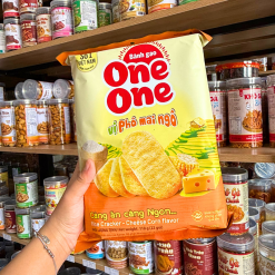 Bánh Gạo ONE ONE Vị Phô Mai Bắp 118g Bịch Màu Cam - 8936096670129