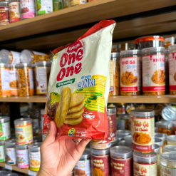 Bánh Gạo ONE ONE Gói Vị Bò Nướng Bổ Sung Canxi 117g - 8936096670556