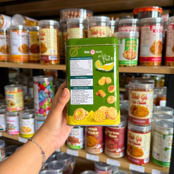 Bánh Quy Nhân Sầu Riêng Hộp Thiếc KILIN Thái Lan 400g - Hộp Xanh Lá - 8859465690897
