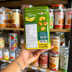 Bánh Quy Nhân Sầu Riêng Hộp Thiếc KILIN Thái Lan 400g - Hộp Xanh Lá - 8859465690897