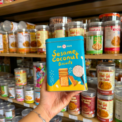 Bánh Quy Gạo Sữa Hộp Thiếc KILIN Thái Lan 400g - Hộp Xanh Dương Vàng - 8859465691108