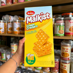 Bánh Quy Giòn Lúa Mạch Phô Mai ROMA MALKIST Vàng 168g - Hộp 12 Gói - 8996001305652