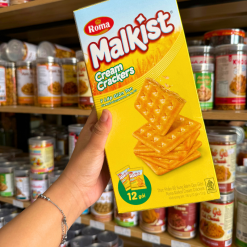 Bánh Quy Giòn Lúa Mạch Phô Mai ROMA MALKIST Vàng 168g - Hộp 12 Gói - 8996001305652