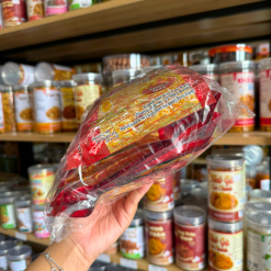 Combo 3 Gói Mực BENTO Vị Cay Ngọt Màu Đỏ 18g( 3 bịt lẻ nhỏ_ - 8935342400497