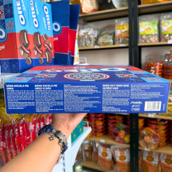 Bánh Oreo Pie (Vị Dâu, Socola, Vani) - Bánh Kinh Đô Oreo 374.4g (15 Gói) - Kèm Túi - 8934680047319