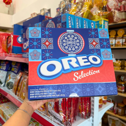 Bánh Oreo Pie (Vị Dâu, Socola, Vani) - Bánh Kinh Đô Oreo 374.4g (15 Gói) - Kèm Túi - 8934680047319