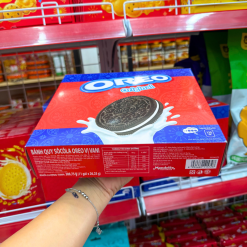 Bánh Quy Oreo Socola Hương Vani Hộp Giấy - Bánh Kinh Đô Oreo 288.75g (11 Gói x 26,25g) - 8934680115728