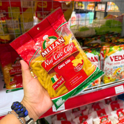 Nui Cao Cấp Meizan Ống Dài - Nui Meizan Màu Vàng 400g - 8938509627157