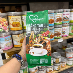 Cà Phê Chồn Buôn Ma Thuột Sáng Tạo 1 - Cà Phê Chồn Thái Hà Nest Màu Xanh Lá 500g - 8938564527072