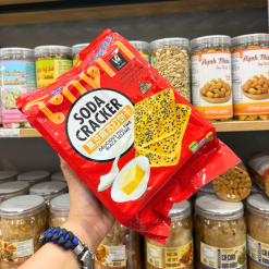 Bánh Quy Soda Ăn Kiêng GODINN vị Black Seame 400g - 9588857086541