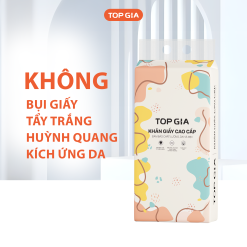 1 Bịch Giấy Vệ Sinh Rút Đáy Topgia Đa Sắc - GIAYTOPGIADASAC01