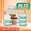 1 Bịch 10 Gói Khăn Ướt Mini Ban Mai Topgia - GIAYTOPGIABANMAI