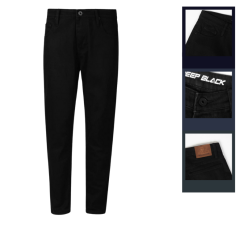 Quần Jeans Dài Nam Osl Aeroflex Deep-Black 95cm Jeans - 7362 - QB469