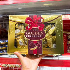 Kẹo Socola Hộp Giấy HONGYA GOLDEN - Vàng 208g - 4897045428748