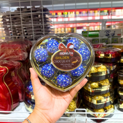 Kẹo Socola Hộp Trái Tim HONGYA 8 viên 84g - 4897045420261